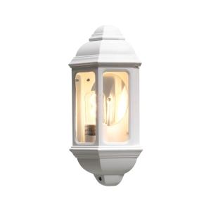 Vägglampa Utomhus Cagliari Vit E27 IP43 36cm Konstsmide