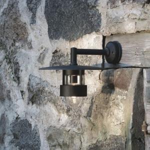 Vägglampa Utomhus Freja Svart E27 IP23 34cm Konstsmide