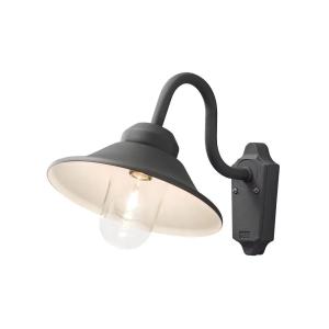 Vägglampa Utomhus Vega Svart E27 IP23 30cm Konstsmide