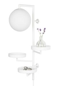 Vägglampa Vit Globen Lighting Astoria