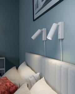 Vägglampa Vit Herstal Pipeline 12,5cm