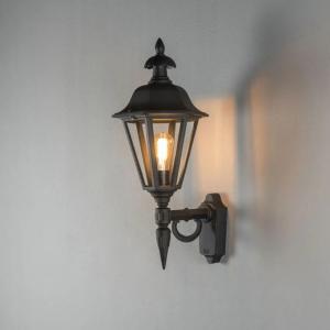 Vägglykta Pallas Svart Upp E27 IP23 60,5cm Konstsmide