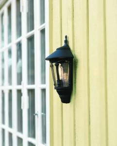 Väggplafond Virgo Svart E27 IP23 44cm Konstsmide