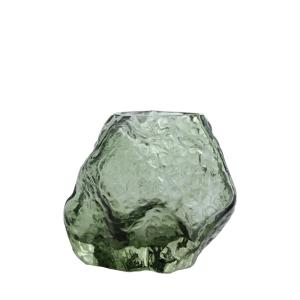 Värmeljushållare Glas Grön Valerie 12cm