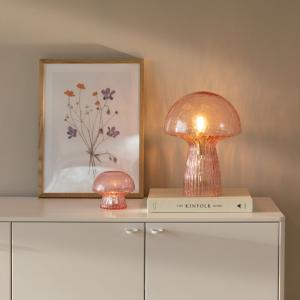 Värmeljushållare Glas Rosa Fungo Special Edition 12cm