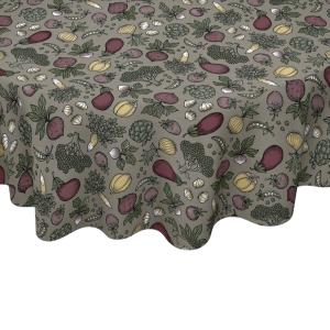 Rund Vaxduk Skördetid Multi Ø140cm Nina Royal