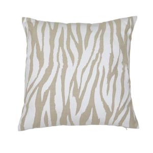 Vitt Kuddfodral Fondaco Zebra 48x48cm