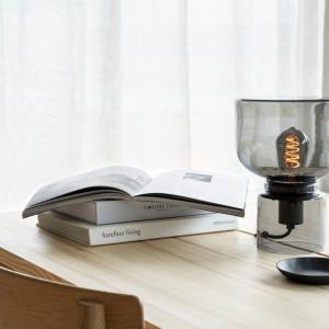 Bordslampa Glas Grå Dimbar Watt & Veke Grace 25,5cm