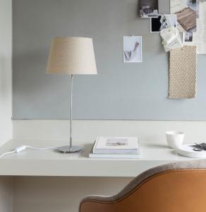 Lampfot Silver Watt & Veke Line 45cm