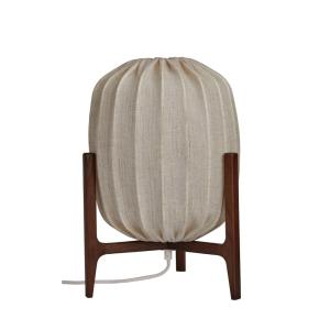 Bordslampa Mörk Ask/Natur Dimbar Watt & Veke Prisma 42cm