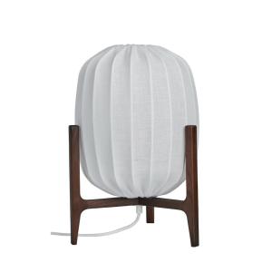 Bordslampa Mörk Ask/Vit Dimbar Watt & Veke Prisma 42cm