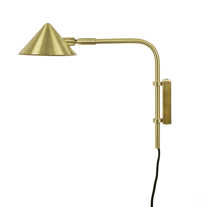 Watt & Veke Kelly Short Vägglampa Guld at lavanille