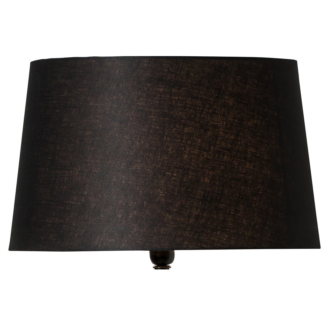Watt & Veke Basic Rak Lampskärm Svart 50cm