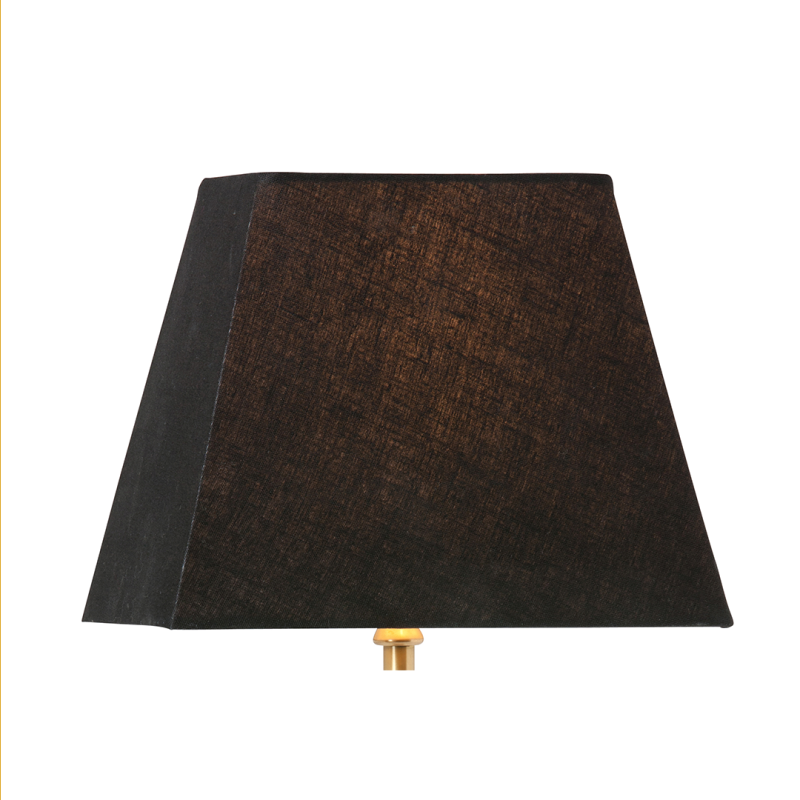 Watt & Veke Basic Rektangulär Lampskärm Svart 22 cm at lavanille