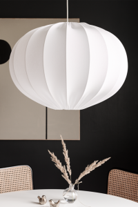 Taklampa Boll Vit Bomull 65cm Watt & Veke