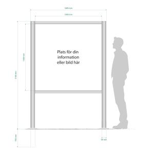 1480x2100mm - Informationsskylt 90R