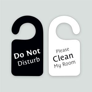 Do Not Disturb / Please Clean My Room - Handtagsskylt