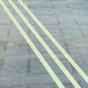 Efterlysande kontrastmarkering linjer - 3st 1000x25mm