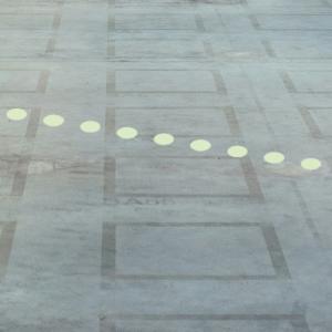 Efterlysande kontrastmarkering - Rund 50mm