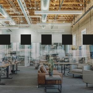 Glasdekor, kvadrat 75mm, svart