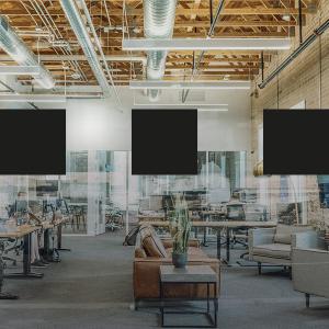 Glasdekor, kvadrat 120mm, svart