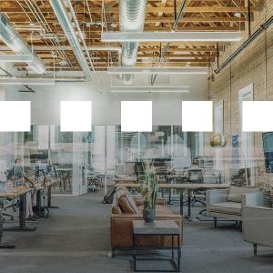 Glasdekor, kvadrat 75mm, vit