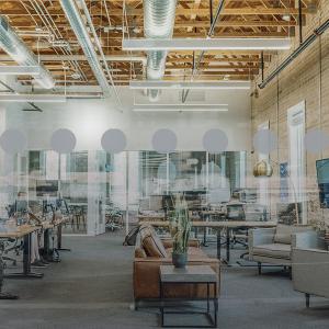 Glasdekor, rund 50mm, frost