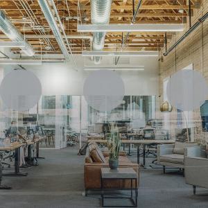 Glasdekor, rund 120mm, frost