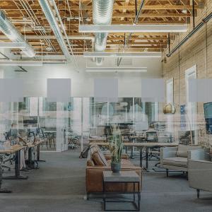 Glasdekor, kvadrat 75mm, frost