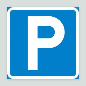 E19. Parkering - Parkeringsskylt 400x400mm