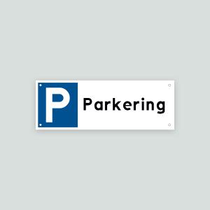 Parkering - Parkeringsskylt 297x105mm