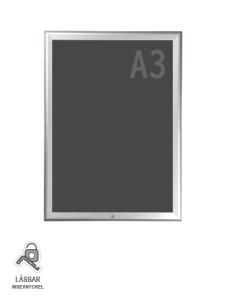 Snäppram, lockable A3s, 32mm aluminiumprofil