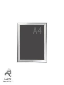 Snäppram, lockable A4s, 32mm aluminiumprofil