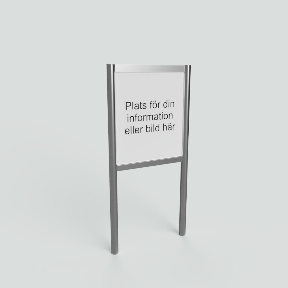 720x1500mm - Informationsskylt 60R