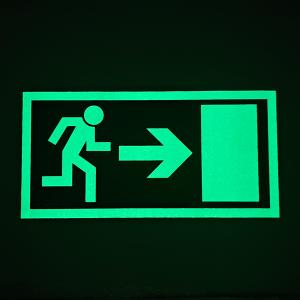 Nödutgångsskylt höger, efterlysande