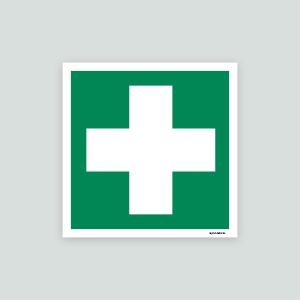 Första hjälpen skylt 210x210mm