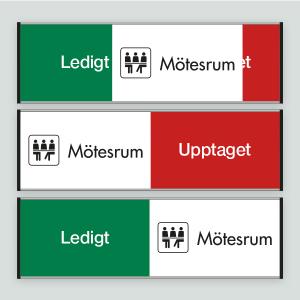 Ledigt/Upptaget, Mötesrum 207x62mm