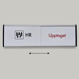 Ledigt/Upptaget, HR - 207x62mm