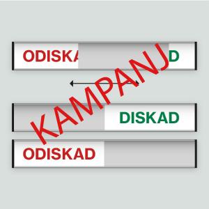 Diskad/Odiskad - 207x31mm