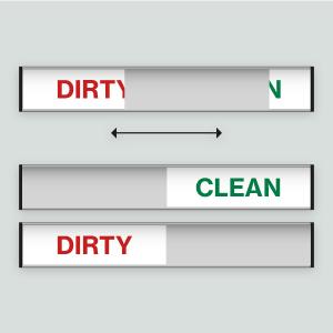 Dirty/Clean - 207x31mm