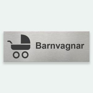 BARNVAGNAR 225x80mm - Symbolskylt