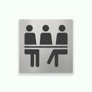 KONFERENSRUM 80x80mm - Symbolskylt