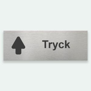 TRYCK 225x80mm - Symbolskylt