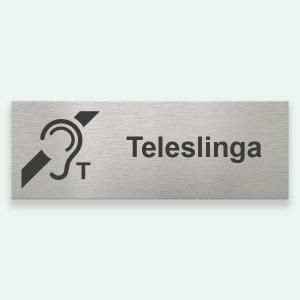 TELESLINGA 225x80mm - Symbolskylt