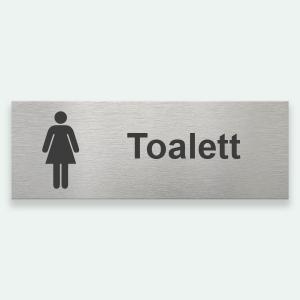 DAM toalett 225x80mm - Symbolskylt