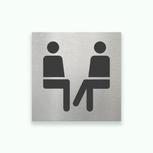 MÖTESRUM 80x80mm - Symbolskylt