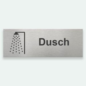 DUSCH 225x80mm - Symbolskylt