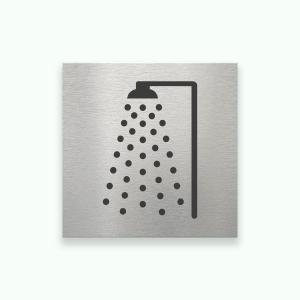 DUSCH 80x80mm - Symbolskylt