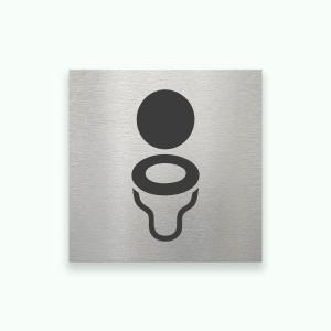 Unisex 80x80mm - symbolskylt