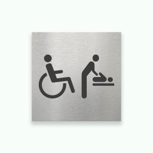 RWC Skötrum 80x80mm - Symbolskylt